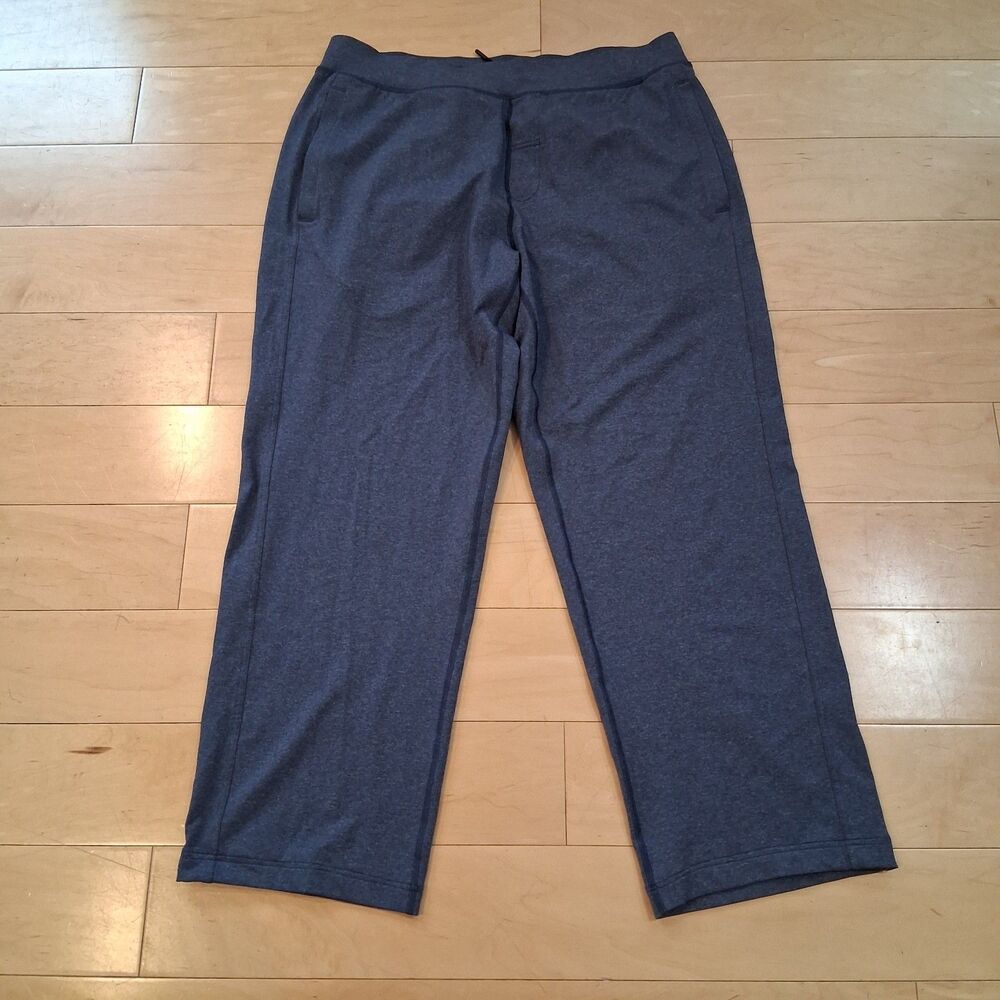Lululemon Mens 2XL Discipline Pants Heather Navy Blue Athleisure Sweatpants